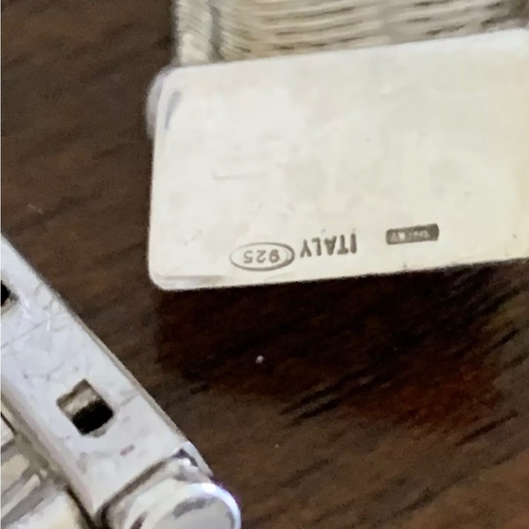 Vintage Bailey Banks &Biddle .925 genuine silver neclace, bracelet and earrings - Picture 6 of 9